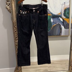 True Religion Dark Blue Boot Cut Jeans